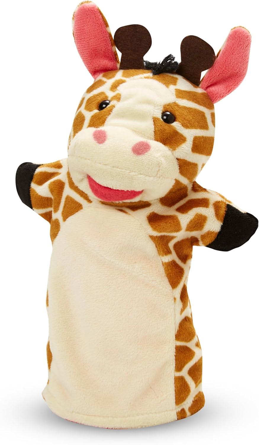 imageMelissa ampamp Doug Zoo Friends Hand Puppets Set of 4  Elephant Giraffe Tiger and Monkey