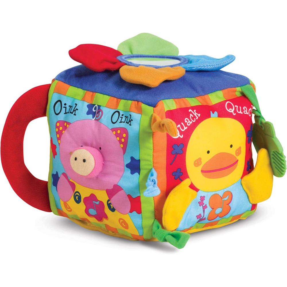 imageMelissa ampamp Doug Ks Kids Musical Farmyard Cube Educational Baby ToyStandard Packaging