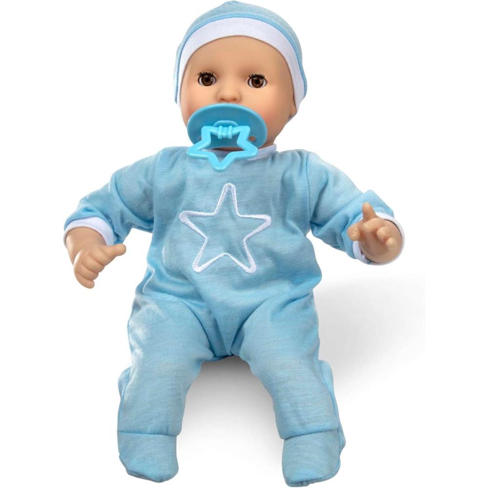 imageMelissa ampamp Doug Mine to Love Jordan 12 Light SkinTone Boy Baby Doll with Romper Cap Pacifier