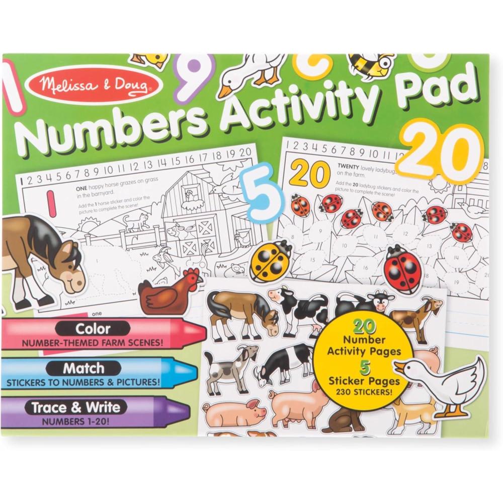 imageMelissa ampamp Doug Numbers Activity Pad
