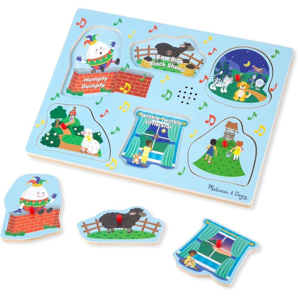 imageMelissa ampamp Doug Nursery Rhymes 2  Sound Puzzle