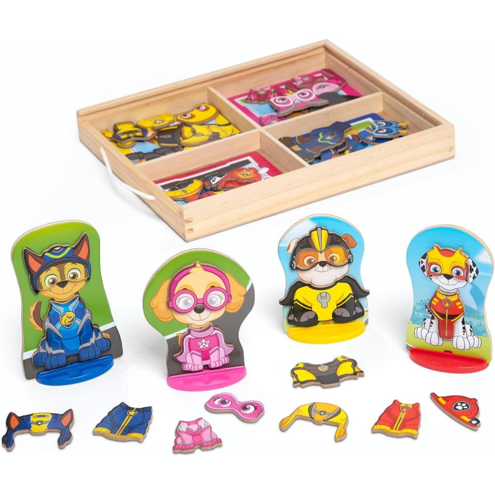 imageMelissa ampamp Doug PAW Patrol Wooden Magnetic Pretend Play 64 Pieces