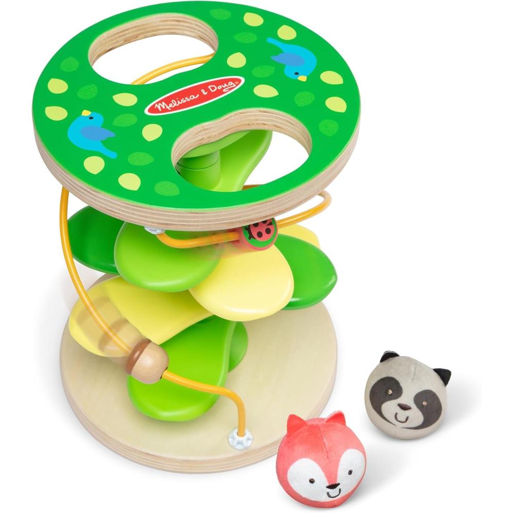 imageMelissa ampamp Doug Rollables Treehouse Twirl Infant and Toddler Toy 3 Pieces  FSC CertifiedRollables Treehouse TumbleNew