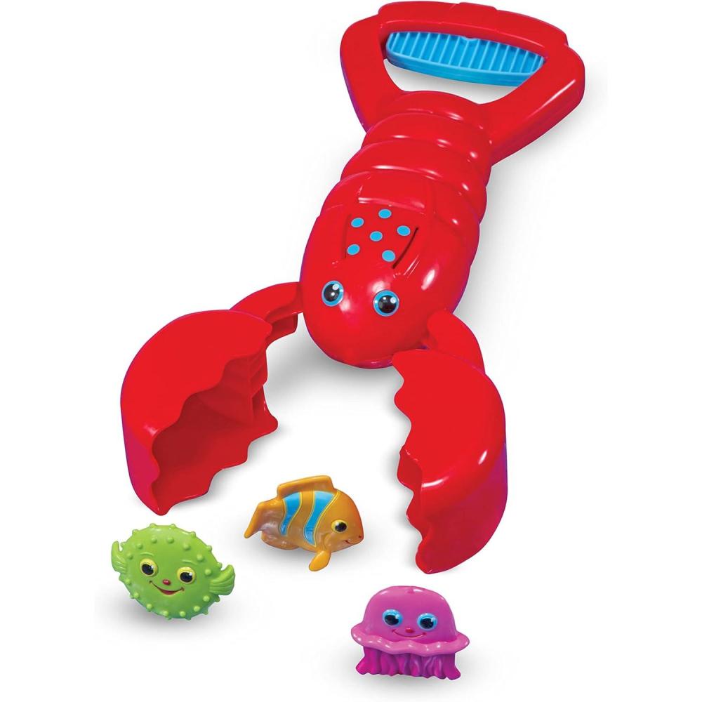 imageMelissa ampamp Doug Sunny Patch Louie Lobster Claw Catcher  GrabandSqueeze Pool Toy