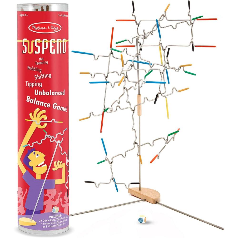 imageSpin Master Games Suspend A Balancing Family Game of Tricky Hangs ampamp Steady Hands
