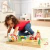 imageMelissa ampamp Doug 17Piece Wooden TakeAlong Tabletop Farm 4 Farm Vehicles Play Pieces Barn Grain House TakeAlong Pretend Play Toy Barn Toys for Toddlers Ages 1