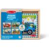 imageMelissa ampamp Doug 4in1 Wooden Dinosaur Jigsaw Puzzle Set 48 Pieces with Storage Box Toddler Puzzle Toy for Kids Ages 3  FSC CertifiedConstruction