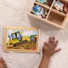 imageMelissa ampamp Doug 4in1 Wooden Dinosaur Jigsaw Puzzle Set 48 Pieces with Storage Box Toddler Puzzle Toy for Kids Ages 3  FSC CertifiedConstruction
