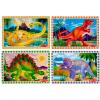 imageMelissa ampamp Doug 4in1 Wooden Dinosaur Jigsaw Puzzle Set 48 Pieces with Storage Box Toddler Puzzle Toy for Kids Ages 3  FSC CertifiedDinosaurs