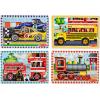 imageMelissa ampamp Doug 4in1 Wooden Dinosaur Jigsaw Puzzle Set 48 Pieces with Storage Box Toddler Puzzle Toy for Kids Ages 3  FSC CertifiedVehicles