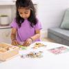imageMelissa ampamp Doug 4in1 Wooden Dinosaur Jigsaw Puzzle Set 48 Pieces with Storage Box Toddler Puzzle Toy for Kids Ages 3  FSC CertifiedVehicles