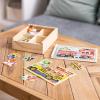 imageMelissa ampamp Doug 4in1 Wooden Dinosaur Jigsaw Puzzle Set 48 Pieces with Storage Box Toddler Puzzle Toy for Kids Ages 3  FSC CertifiedVehicles