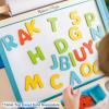 imageMelissa ampamp Doug 52 Wooden Alphabet Magnets in a Box  Uppercase and Lowercase Letters1 Count Pack of 1