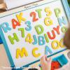 imageMelissa ampamp Doug 52 Wooden Alphabet Magnets in a Box  Uppercase and Lowercase Letters1 to 2 inches