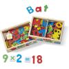 imageMelissa ampamp Doug 52 Wooden Alphabet Magnets in a Box  Uppercase and Lowercase Letters1 to 2 inches