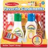 imageMelissa ampamp Doug 5Piece Favorite Condiments Play Food Set Play Ketchup and Mustard Bottles Pretend Food Set for Kids Ages 3Favorite Condiments