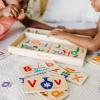 imageMelissa ampamp Doug ABC Picture Boards  Educational Toy with 13 DoubleSided Wooden Boards and 52 Letters