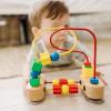 imageMelissa ampamp Doug Abacus  Classic Wooden Educational Counting Toy With 100 BeadsFirst Bead Maze