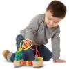 imageMelissa ampamp Doug Abacus  Classic Wooden Educational Counting Toy With 100 BeadsFirst Bead Maze