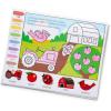 imageMelissa ampamp Doug Activity Pad Bundle  Alphabet Colors ampamp Shapes ampamp Numbers Sticker and Coloing Activity Books for Girls and Boys Great Travel ToyActivity Pad