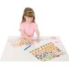 imageMelissa ampamp Doug Activity Pad Bundle  Alphabet Colors ampamp Shapes ampamp Numbers Sticker and Coloing Activity Books for Girls and Boys Great Travel ToyActivity Pad