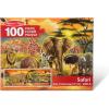 imageMelissa ampamp Doug African Plains Safari Jumbo Jigsaw Floor Puzzle 100 pcs Over 4 feet Long