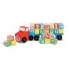 imageMelissa ampamp Doug Alphabet Blocks Wooden Truck Educational Toy