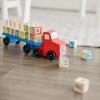 imageMelissa ampamp Doug Alphabet Blocks Wooden Truck Educational Toy
