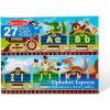 imageMelissa ampamp Doug Alphabet Express Jumbo Jigsaw Floor Puzzle 27 pcs 10 feet Long  FSC CertifiedAlphabet Express