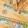 imageMelissa ampamp Doug Alphabet Express Jumbo Jigsaw Floor Puzzle 27 pcs 10 feet Long  FSC CertifiedAlphabet Express