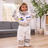 imageMelissa ampamp Doug Astronaut Costume Role Play Space Set 5Piece  Jumpsuit Helmet Gloves Name Tag  Pretend Astronaut Outfit with Realistic Accessories Kids Dress Up for Toddlers ampamp Children Ages 3