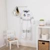 imageMelissa ampamp Doug Astronaut Costume Role Play Space Set 5Piece  Jumpsuit Helmet Gloves Name Tag  Pretend Astronaut Outfit with Realistic Accessories Kids Dress Up for Toddlers ampamp Children Ages 3