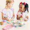 imageMelissa ampamp Doug Bake ampamp Decorate Wooden Cupcake Kit with Play Food Toppings ampamp Play Kitchen Accessories Preschool Learning Toys for Girls ampamp Boys 3English Only