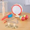 imageMelissa ampamp Doug BandinaBox Clap Clang Tap  10Piece Musical Instrument SetEnglish Only