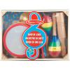 imageMelissa ampamp Doug BandinaBox Clap Clang Tap  10Piece Musical Instrument SetEnglish Only
