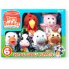 imageMelissa ampamp Doug Barn Buddies Hand Puppets Set of 6 Cow Sheep Horse Duck Chicken PigBarn Buddies