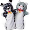 imageMelissa ampamp Doug Barn Buddies Hand Puppets Set of 6 Cow Sheep Horse Duck Chicken PigPet Buddies