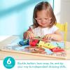 imageMelissa ampamp Doug Basic Skills Puzzle Board  Wooden Educational Toy Learn to Button Busy Board Activity for Fine Motor Skills Developmental Toy for Toddlers Ages 31 EA