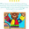 imageMelissa ampamp Doug Basic Skills Puzzle Board  Wooden Educational Toy Learn to Button Busy Board Activity for Fine Motor Skills Developmental Toy for Toddlers Ages 31 EA