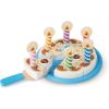 imageMelissa ampamp Doug Birthday Party Cake  Wooden Play Food with MixnMatch Toppings and 7 Candles