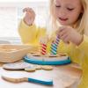 imageMelissa ampamp Doug Birthday Party Cake  Wooden Play Food with MixnMatch Toppings and 7 Candles