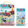 imageMelissa ampamp Doug Blockables Farm and Farm Friends 2Pack Bundle Connectable Wooden Building Blocks Preschool Play Set Toy