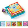 imageMelissa ampamp Doug Blues Clues ampamp You Wooden Cube Puzzle 16 Pieces