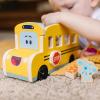 imageMelissa ampamp Doug Blues Clues ampamp You Wooden PullBack School Bus 9 Pieces