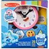 imageMelissa ampamp Doug Blues Clues ampamp You Wooden Tickety Tock Magnetic Clock 31 Pieces