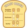 imageMelissa ampamp Doug Bread and Butter Toaster Set 9 pcs  Wooden Play Food and Kitchen Accessories