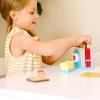 imageMelissa ampamp Doug Bread and Butter Toaster Set 9 pcs  Wooden Play Food and Kitchen Accessories