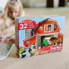 imageMelissa ampamp Doug Busy Barn Shaped Jumbo Jigsaw Floor Puzzle 32 pcs 2 x 3 feet  FSC CertifiedFloor Puzzle