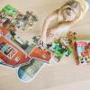 imageMelissa ampamp Doug Busy Barn Shaped Jumbo Jigsaw Floor Puzzle 32 pcs 2 x 3 feet  FSC CertifiedFloor Puzzle