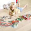 imageMelissa ampamp Doug Busy Barn Shaped Jumbo Jigsaw Floor Puzzle 32 pcs 2 x 3 feet  FSC CertifiedFloor Puzzle